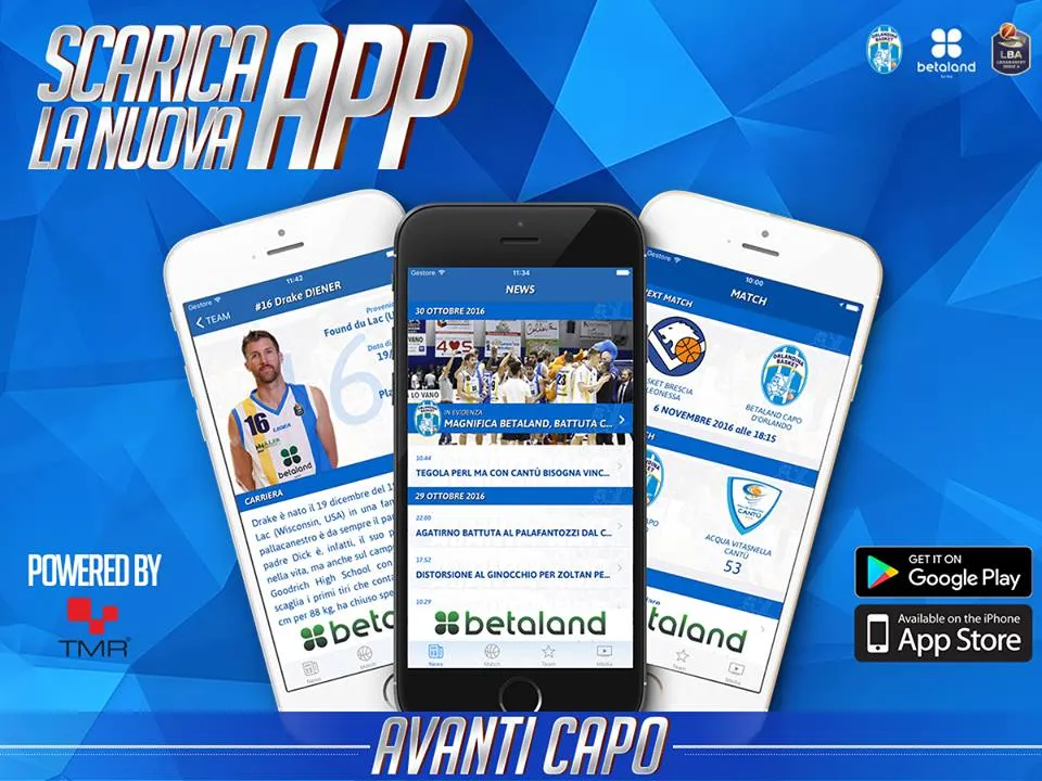 Arriva la nuova Orlandina Basket App